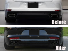 3-Layer Black Exhaust Tips for Porsche Panamera 4/4S 976 2024 2025+ Left+Right