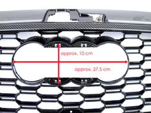 Carbon Fiber Look Front Grill for AUDI A3 8V S3 2017-2020 w/ ACC fg218