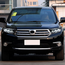Red Demon Eye LED Headlights For Toyota Highlander 2012-2014 Front Lamp Assembly