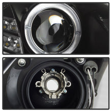 Black Headlamps For Infiniti 2003-2007 G35 2-Door Coupe LED Halo DRL Projector Headlights