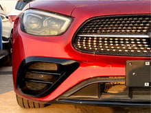 Front Fog Light Cover Duct Vent Grill for Mercedesz W213 S213 A238 C238 AMG Line Facelift 2021-2023