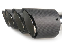 Carbon Matte Exhaust Tips Replacement For BMW 5 Series G30 G31 M Sport 2017-2023