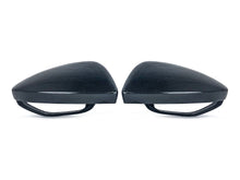 Real Carbon Fiber Mirror Cover Caps Replace for Audi A6 S6 RS6 A7 S7 RS7 C8 2019-2023 2024 w/o Lane Assist