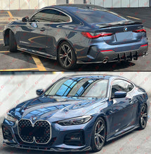 For 2021-2025 BMW G22 G23 430i M440i Coupe Real Carbon Fiber Side Skirt Extension