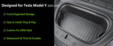 For 2020-2024 Tesla Model Y Trunk Organizer Front Hatch Heavy Duty Cargo Storage Box