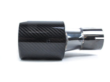 Dual 2.35" Inlet Carbon Exhaust Tip For BMW 3 Series E90 E92 F30 325i 328i 330i 320i 2005-2018