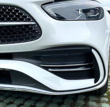For 2022-2023 Mercedes C W206 S206 AMG Package Chrome Front Fog Light Lamp Cover Trim