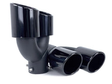 Gloss Black Exhaust Tips Tailpipe for BMW G23 M440i G20 M340i G42 M240i 2020-2024