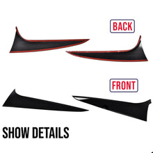 Gloss Black Rear Side Window Spoile For BMW X4 G02 2019-2021
