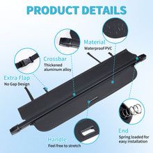 Retractable Rear Cargo Cover For Honda CR-V 2023–2025 Rear Trunk Luggage Shade