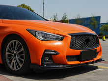 Gloss Black Front Bumper Grill Honeycomb for Infiniti Q50 2014-2017