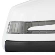 White Right Passenger Side Heated Mirror Power Fold for Mercedes W204 2011-2014 W/O Bland Spot