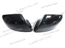 Gloss Black Mirror Cover Caps For 2009-2017 AUDI Q5 SQ5 Q7 w/ Side Lane Assist mc64