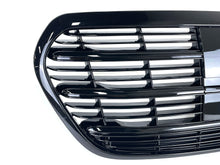 Gloss Black Front Bumper Grille for Mercedes W223 Sedan S400 S500 S450 S580 2021-2024