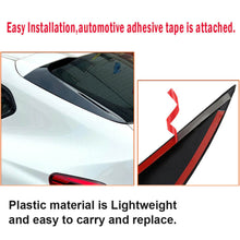 Gloss Black Rear Side Window Spoile For BMW X4 G02 2019-2021