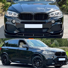 Gloss Black Front Bumper Lip Splitter For BMW X5 F15 M Sport 2014-2018