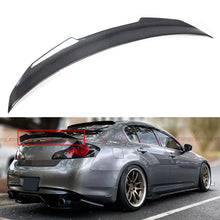 PSM Style Carbon Fiber High Kick Duckbill Trunk Spoiler for 2007–2015 Infiniti G35 G37 Q40 Sedan