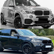 Carbon Fiber Look Front Bumper Lip Splitter For BMW X5 F15 M Sport 2014-2018