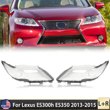Left & Right Front Headlight Lens Covers for Lexus ES250 / ES300h / ES350 2013 2014 2015 Headlamp Shells