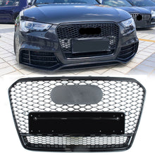 Honeycomb Gloss Black Front Grille for Audi A5 B8.5 S5 8T 2013-2016 fg283