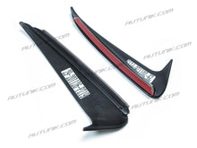 Glossy Black Rear Canards Side Air Vent Trims For Mercedes W205 Sedan C300 C43C63 AMG 2015-2020 pz19