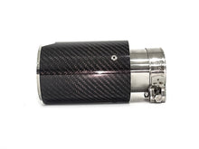 Carbon fiber Exhaust Tips 65mm Inlet Muffler Pipes Fit for BMW