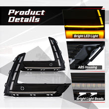 2pcs LED Fog Lamp Daytime Running Light Turn Signal For Honda CR-V CRV 2023 2024+