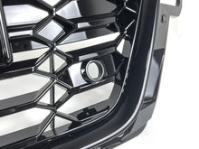Honeycomb Black Front Grill for Audi A4 B9.5 Sline S4 2020-2023 fg316