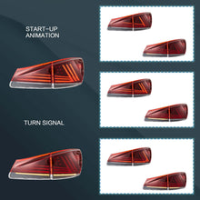 Full LED Red Lens Tail Lights with Animation for Lexus IS250 IS350 IS F 2006–2013