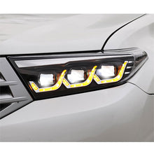 Red Demon Eye LED Headlights For Toyota Highlander 2012-2014 Front Lamp Assembly