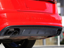 Silver/Black Exhaust Tips Tailpipe Upgrade For Audi A6 C7.5 2016 2017 2018