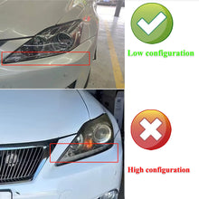 Left & Right Clear Headlight Lens Covers For Lexus IS250 / IS350 2006–2013