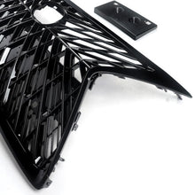 Front Bumper Grill Gloss Black W/ License Plate For Lexus GX460 2014-2022