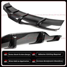 For 2021-2025 Tesla Model S V1 Style Full Carbon Fiber Rear Bumper Diffuser Valance