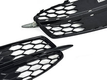 Honeycomb Front Bumper Fog Light Grille Cover For 2012-2015 Audi A6 C7 S Line S6