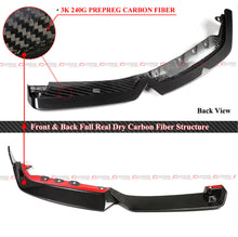 For 2023-2025 BMW M2 G87 Coupe Carbon Fiber V-ST Style Front Bumper Lip Splitter