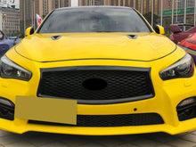 Gloss Black Front Bumper Grill Honeycomb for Infiniti Q50 2014-2017