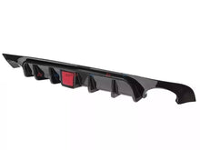 Gloss Black Rear Diffuser w/ LED Brake Light for Infiniti Q50 2018 2019 2020 2021 2022 2023 2024