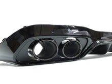 E53 Style Black Diffuer w/ Round Twin Exhaust Tips for Mercedes E W213 Sedan Wagon E300 E400 E550 AMG 2017-2020