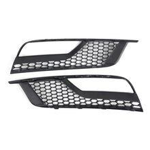 Front Bumper Fog Light Grille Black Cover Pair For AUDI A3 8V SEDAN non-S-Line 2013-2016
