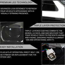 Projector LED Headlights For 2012-2014 Toyota Camry Front Lamps
