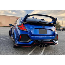 RGB LED Clear Tail Lights For Honda Civic Hatchback FK7 FK8 2016-2021 Rear Lamps