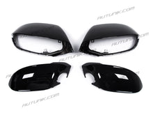 Gloss Black Side Mirror Covers Caps For AUDI A7 C7 S7 RS7 2012-2018 w/ lane assist mc130
