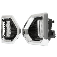 LED Fog Lights & Chrome Bezels Kit for 2019-2022 GMC Sierra 1500 Denali SLT AT4