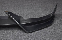 Carbon Style Front Bumper Lip Spoiler Splitter For Tesla Model Y 2020-2024