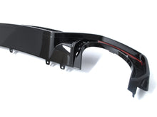 For 2019-2024 Audi C8 A7 S-line Gloss Black Rear Diffuser RS7 Style w/ Exhaust Tips Replacement