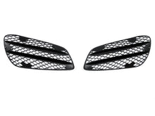Fog Lamp Grille Air Vent Cover Black for Benz W212 S212 AMG Line Facelift 2013-2015