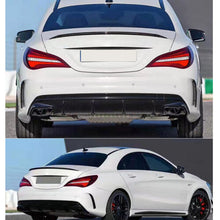 Carbon Look Rear Diffuser for Mercedes W117 C117 CLA250 CLA45 AMG 2013-2019
