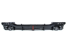 Gloss Black LED Rear Diffuser + Exhaust Tips For AUDI A5 B9 F5 2020-2022 2023 di184