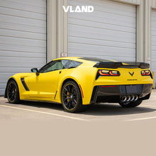 Smoked LED Tail Lights For Chevrolet Corvette C7 2014-2019 W/Sequential